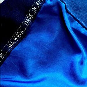 Beautiful classic navy wool tailored dress